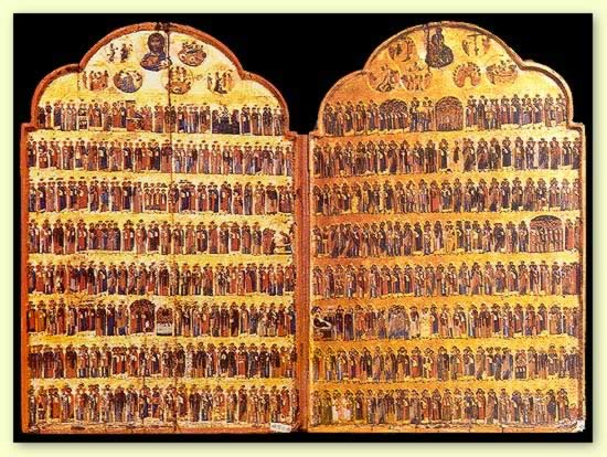 Hagiologion Calendar Icon Sinai XIII sec